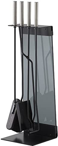 Conmoto Teras Kaminbesteck 5-teilig Stahl schwarz