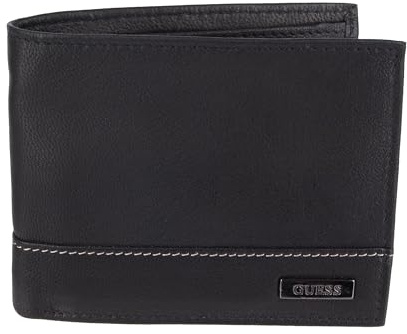 Guess Herren Leder schlanke Bifold-Geldbörse
