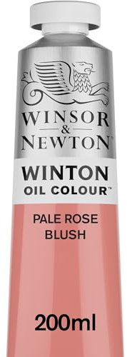 Winsor & Newton 1437257 Winton, feine hochwertige Ölfarbe - 200ml Tube mit gleichmäßiger Konsistenz, Lichtbeständig, hohe Deckkraft, Reich an Farbpigmenten - Fleischfarben, Hellrosa Rouge