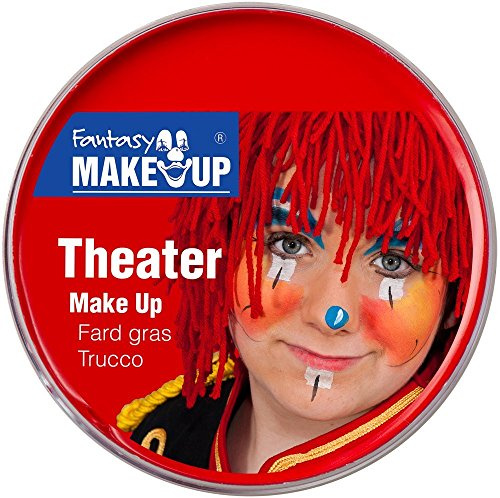 Theater Make Up Farbe rot 25 g Fasching Halloween Schminke