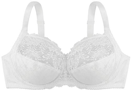 Dorina Damen Bügel BH Philippa D15006A, Einfarbig, Gr. 95D, Weiß (Weiß (White A00) A00)