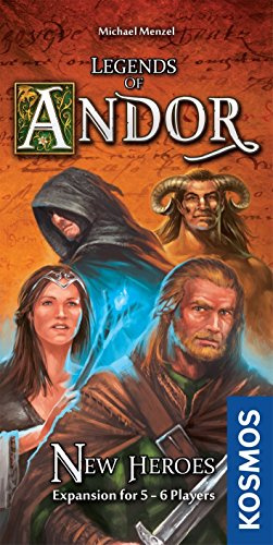 Thames & Kosmos ,692261, Legends of Andor: New Heroes Expansion, Compatible with Part 1, Cooperative Board Game, 2-6 Players, Ages 10+