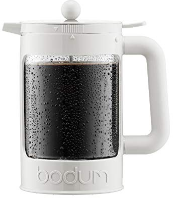 Bodum k11683 – 913 Bean Kaffeebereiter Eiskaffee Kunststoff weiß 12,5 x 20 x 22,7 cm 1,5 l