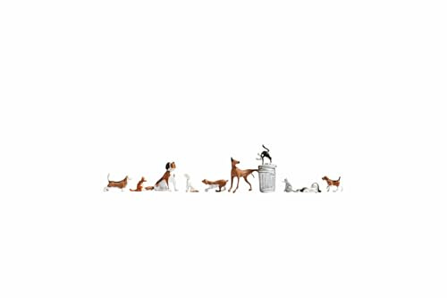Noch - 45715 - Modélisme Ferroviaire - Figurine - Chiens Et Chats