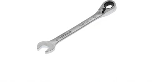 GEDORE Maulschlüssel mit Ringratsche, umschaltbar, SW 13 mm, abgewinkelt, 12-kant, UD-Profil, Schraubenschlüssel, 7 UR 13