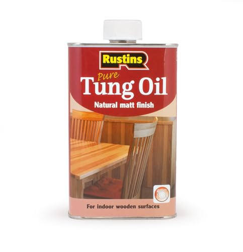 RUSTINS TUNO1000 Tung Oil, 1L Brown