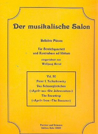 Das Schneeglöckchen: für Streichquartett (Kontrabass ad lib)