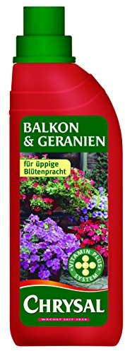 Chrysal Flüssigdünger Balkonpflanzen und Geranien, 500 ml
