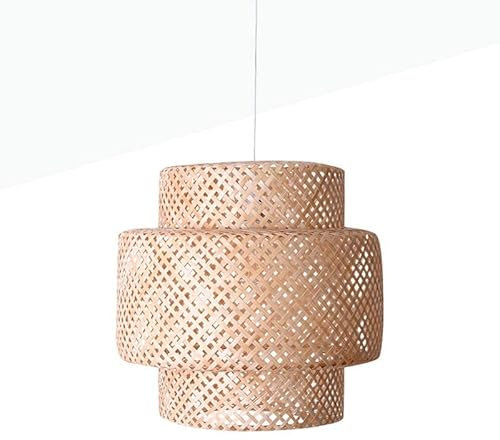 B·LED BARCELONA LED Lámpara colgante de mimbre Onna