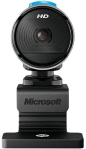 Microsoft 5WH-00002 LifeCam Studio Webcam (Business Packaging), Black, Silver