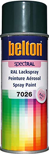belton spectRAL Lackspray RAL 7026 granitgrau, glänzend, 400 ml - Profi-Qualität