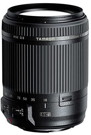Tamron - Objetivo, de 18-200 mm F/3.5-6.3 Di II VC Canon, megazum compacto estabilizado para montura Canon