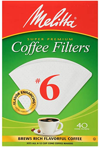 40CT #6 WHT Cone Filter