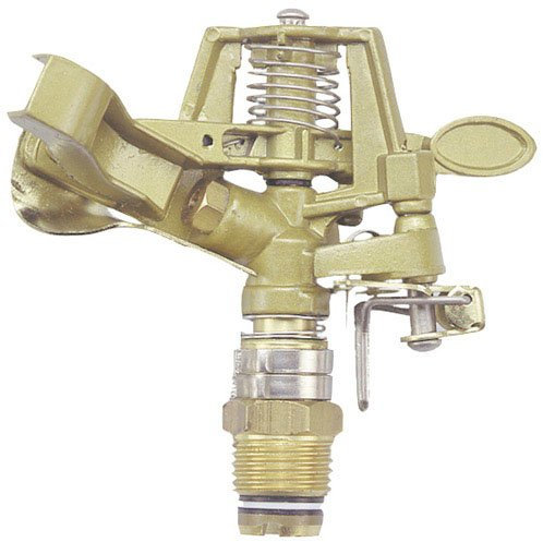 Irrigatore a settori per irrigazione prato giardino attacco 1/2 pollice per superficie 490 - 900 metri raggio 0-360°