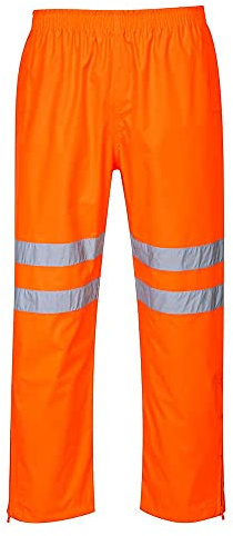 Portwest Atmungsaktive Warnschutz-Bundhose , Größe: L, Farbe: Orange, RT61ORRL