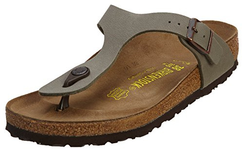 Birkenstock Damen Gizeh Birkibucgizeh Birkibuctm Sandalen, Beige Stone, 38.5 EU