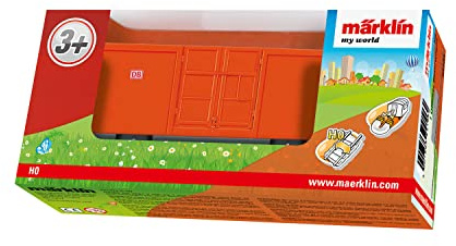 Märklin 44103 Open Freight Carrier Magnetic Couplings, Orange