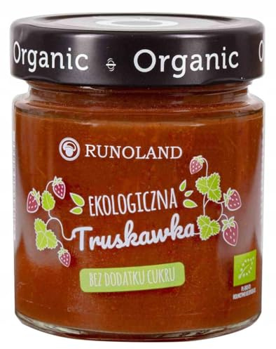 MERMELADA DE FRESA (CON ZUMO DE MANZANA AÑADIDO) BIO 200 g - RUNOLAND