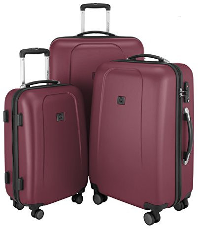 Hauptstadtkoffer Set di 3 valigie, Burgund