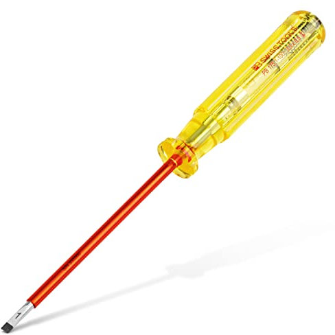 PB Swiss Tools Detector de tensión (110 – 250 V, según DIN VDE 0680 – 6, SEV de Geprüft