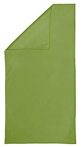 Dream Art 3450 Sporthandtuch und Reisehandtuch (Mikrofaser), schnelltrocknend, platzsparend inkl. atmungsaktiver Netztasche, für Strand, Sport, Wandern und vieles mehr, 40 x 80 cm, apfelgrün