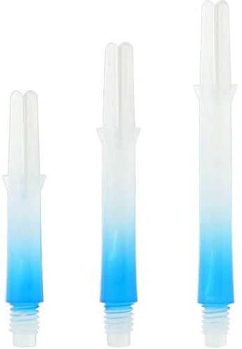 L-style L-Shaft Straight Milky-White Two-Tone 190-260 - 330 von Thor-Sports orange - pink - blau - lila - rot - grün/Made in Japan/zweifarbige Dart Schäfte 2-Tone milchig Weiss