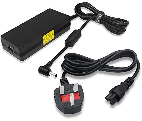Delippo 120W 19V 6.32A AC Adaptor for Laptop Charger for Asus ADP-120ZB G53 G60 PA-1121-04 N550 N56VZ Q550 GL551 N46 N76VZ N55Sf N70Sv N550Jv G53Jw G51Vx MSI GE60 CX62 GE60K GE62 GE70 GE70K GE72 GP60