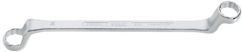 Hazet 630-21X22 Chiave a Doppio Anello, Argento, Apertura Chiave 21 X 22, Lunghezza 295 mm
