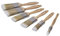 Hamilton Prestige Synthetic Paint Brush Set | 6 Brush Set | Vapour Box Compatible | 1, 1.5. 2, Brown