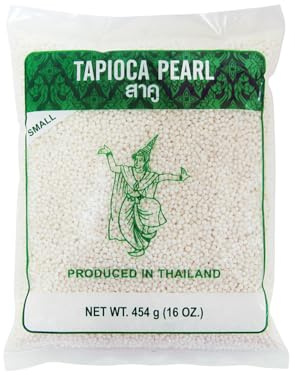 Perlas de tapioca pequeñas 454 g 1 mm de yuca cassava espesante natural para sopas salsas cremas y postres cocina asiática