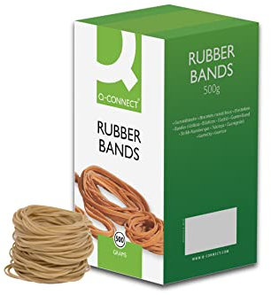 Q-Connect Rubber Bands Assorted Sizes 500g KF10577