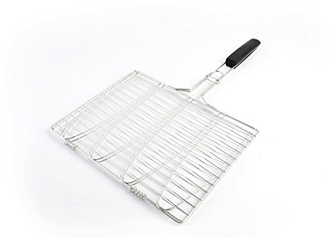 Steven Raichlen Fischbräter aus Edelstahl, schwarz, 2.59x37.19x61.19 cm, SR8127