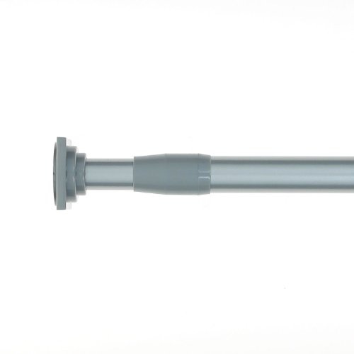 Luance - Tringle extensible entre-murs argent - Taille L 70 a 120 cm