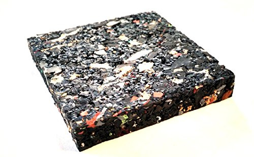 Auflage-Pads für Terrassenbau 60x60mm, Terrassenpads, Gummigranulat (10 mm / 25 Stk)