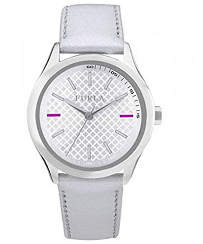 FURLA Damen Datum klassisch Quarz Uhr mit Leder Armband R4251101504