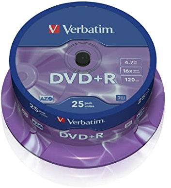 DVD&R 4.7 Gb 25pack 16x certified, single layer, spindle
