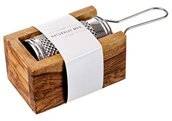Olive Wood Parmesan Cheese/Nutmeg Grater in Box - Small