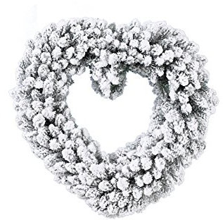 Kaemingk Everlands Imperial Artificial Christmas Wreath Snowy 50cm