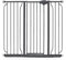 Regalo Easy Step 124cm Extra Wide Baby Gate, Black, Includes 10cm and 30.5cm Extension Kit, 4 Pack of Pressure Mount Kit and 4 Pack of Wall Mount Kit