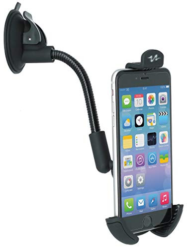 S SUMEX CARHLD6 Soporte de Móvil para Coche Smart Compatibilidad Universal Rotación 360° Fijación Segura con Ventosa
