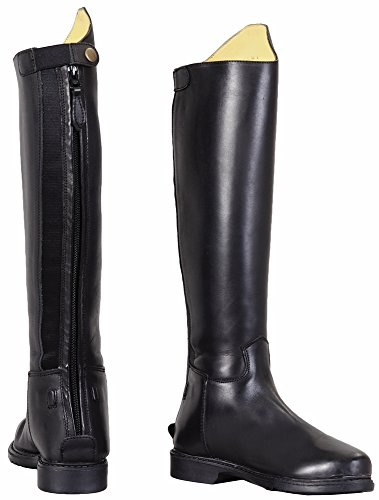 TuffRider Children's Baroque Dress Boots, Black, 5 Slim Regular