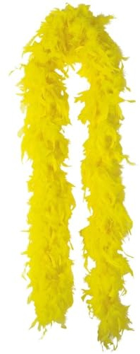 Vibrant Yellow Boa - 72 (1 Pc.) - Luxurious Synthetic Fiber Material - Perfect for Costumes, Parties & Special Occasions