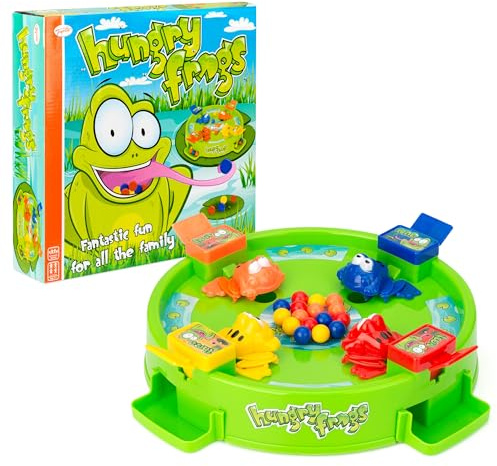 Toyrific | Hungry Frogs, Complete Classic Family Board Game, Interactive Fun Game, 4 Player