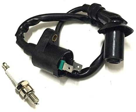 HURI 4-Takt Zündspule und Zündkerze Baotian Jinlun Benzhou Rex GY6 QMA QMB QINGQI 50ccm China Roller