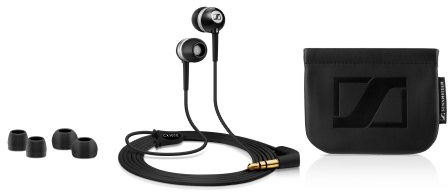 Sennheiser CX 300-II Precision In-Ear-Kopfhörer (1,2 m Kabellänge, 2,5 mm Klinkenstecker, Tragetasche, Earadapterset S/M/L) schwarz