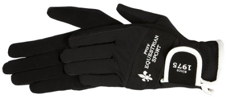 Pfiff 101391 Damen Handschuhe, Reithandschuhe Damenreithandschuhe, Schwarz, M