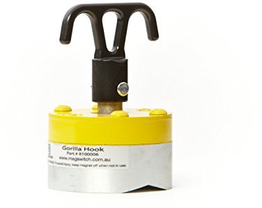 Magswitch MagHook Magnethaken – Schaltbarer Magnet Wandhaken – Starker Magnethalter bis 42 lb / 18 kg – Werkzeughalter für Werkstatt, Kabel, Schläuche – Magnetischer Haken