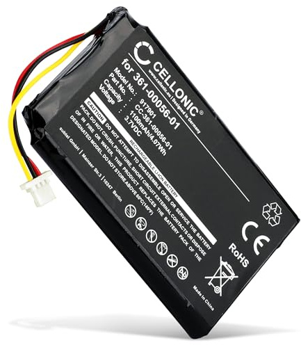 CELLONIC Akku kompatibel mit Garmin 010-01211-01, Nüvi 2689, 361-00056-01 | (1100mAh-3.7V-Lithium-Ionen) für Garmin Nüvi 2689LMT, 2699LMT-D, 42, 53, Nuvi 65LM