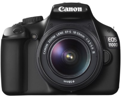 Canon EOS 1100D Fotocamera Digitale Reflex 12 Megapixel con Obiettivo EF-S 18-55mm DC III, Nero