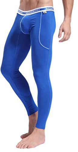 ARCITON Men's Low Rise Leggings Long Johns Thermal Pant US M/with Tag L(Waist: 33- 35) 3004cku Blue